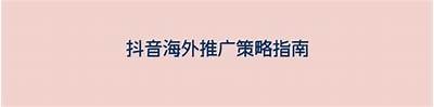 国际抖音优化策略：提升品牌曝光和用户互动的最佳实践